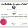 Certificate of Fellowship