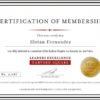 Certification of Membership